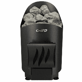 Дровяная банная печь GrillD Aurora mini Short