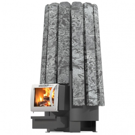Дровяная банная печь GrillD Cometa Vega 240 Long Stone Pro (Серпентинит)