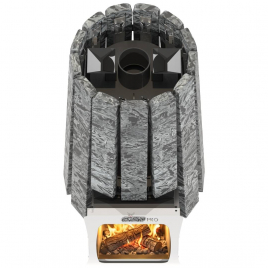 Дровяная банная печь GrillD Cometa Vega 240 Short Max Stone Pro (Серпентинит)