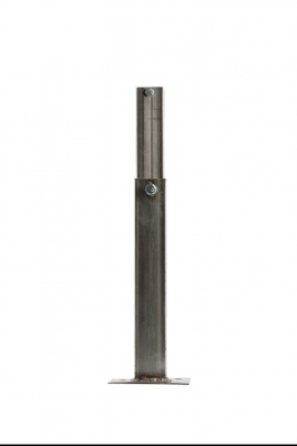 Кронштейн телескопический с хомутом Феникс мод.2, L 280-500, ⌀215, AISI 304