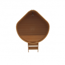 Купель угловая из лиственницы 1,19х1,19 H=1,10