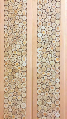 Панель можжевеловая, 15x249(238)х2400 мм, декор бани