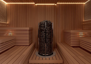 Печь для сауны Sawo Tower TH3-60NB-P круглая, 6 кВт