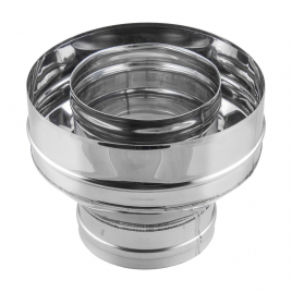 Переход моно-термо Феникс, ⌀180, AISI 304, 0,8 мм, утеплитель 50 мм