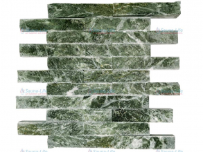 Плитка рваный камень змеевик 200х50х20 мм