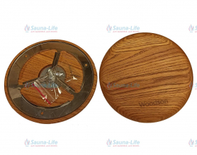Вентиляционный клапан Woodson 125 мм., дуб